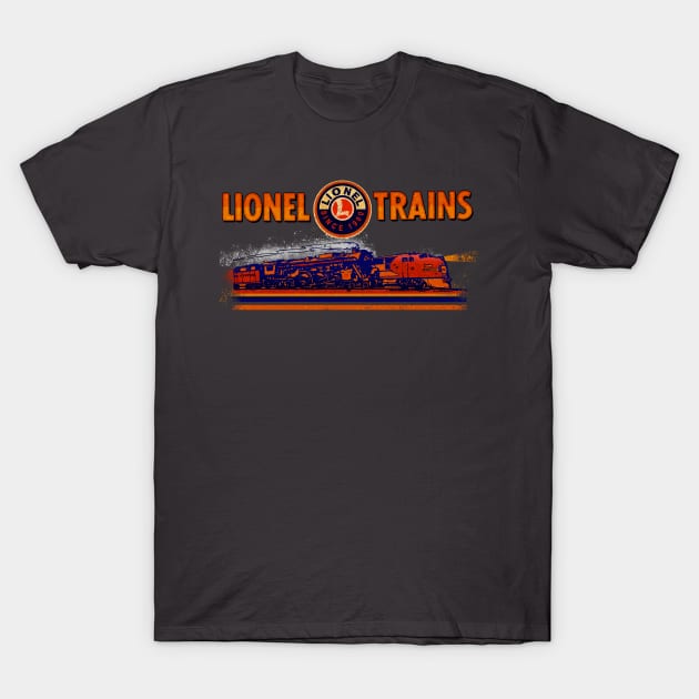 Lionel Vintage Model Trains USA T-Shirt by Midcenturydave